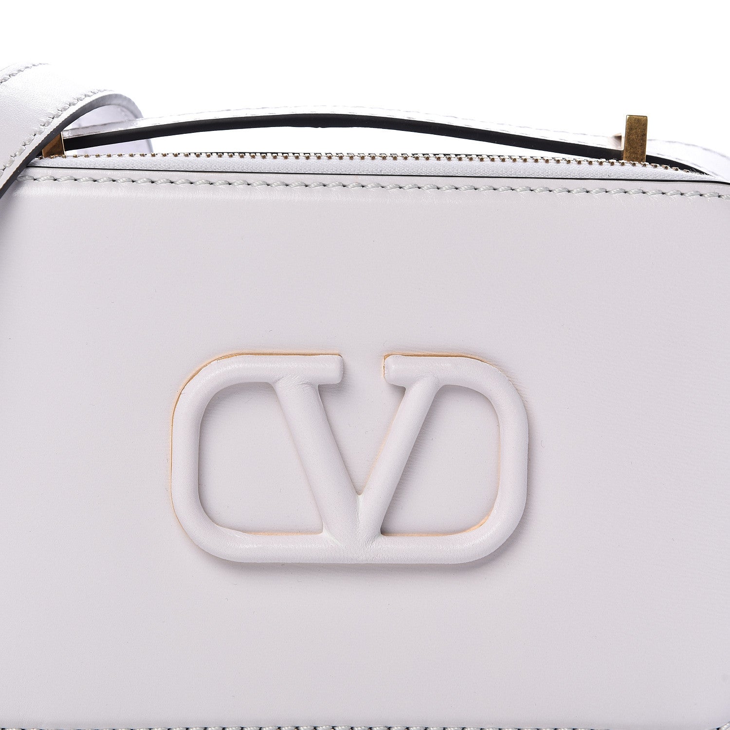Valentino Garavani Smooth Calfskin VSling Crossbody Bag White 7 of 9