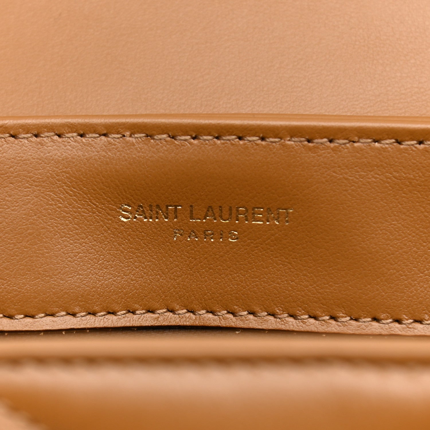 Saint Laurent Calfskin Y Quilted Monogram Toy Loulou Crossbody Bag Dark Natural 10 of 22