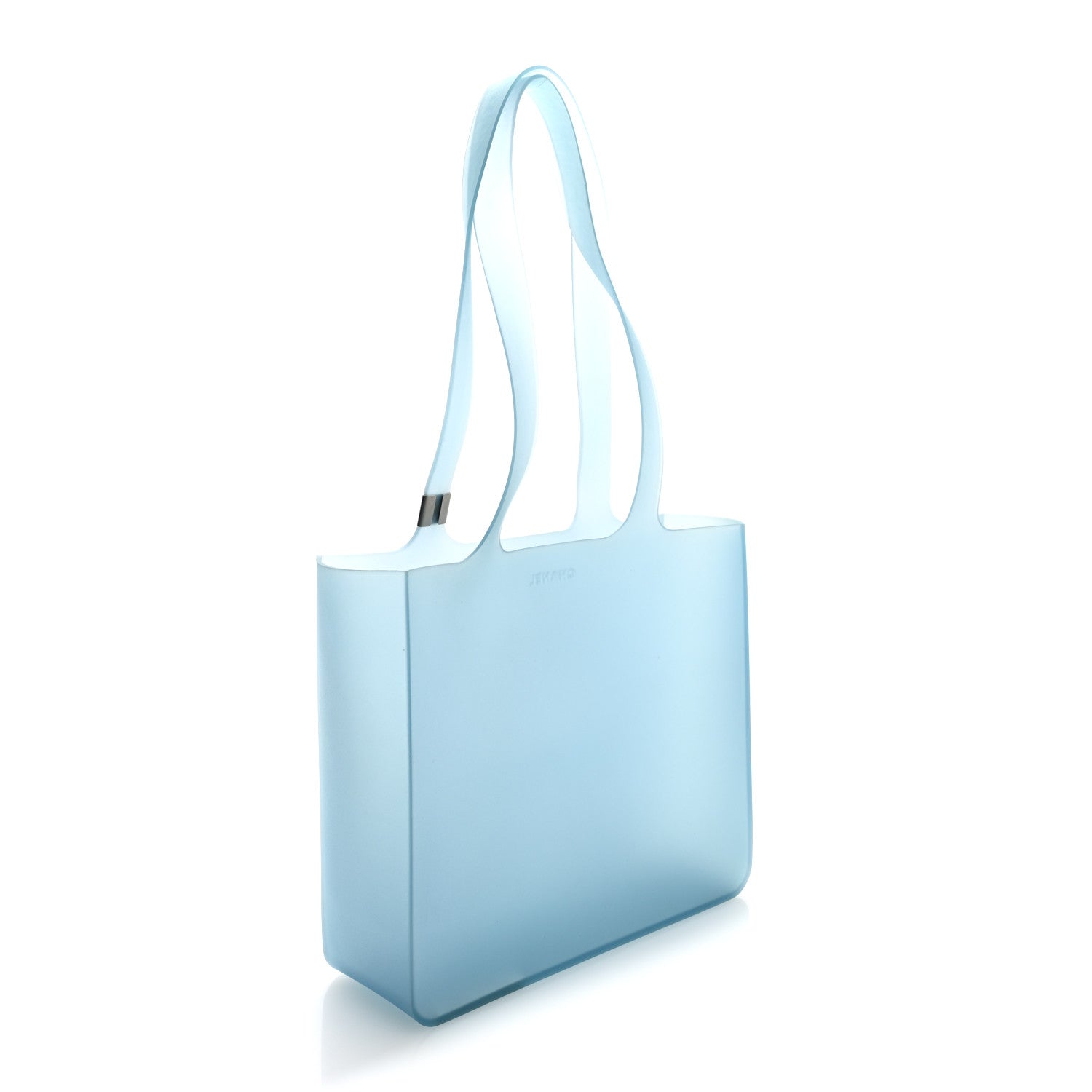 Chanel Jelly Rubber Tote Blue 3 of 10
