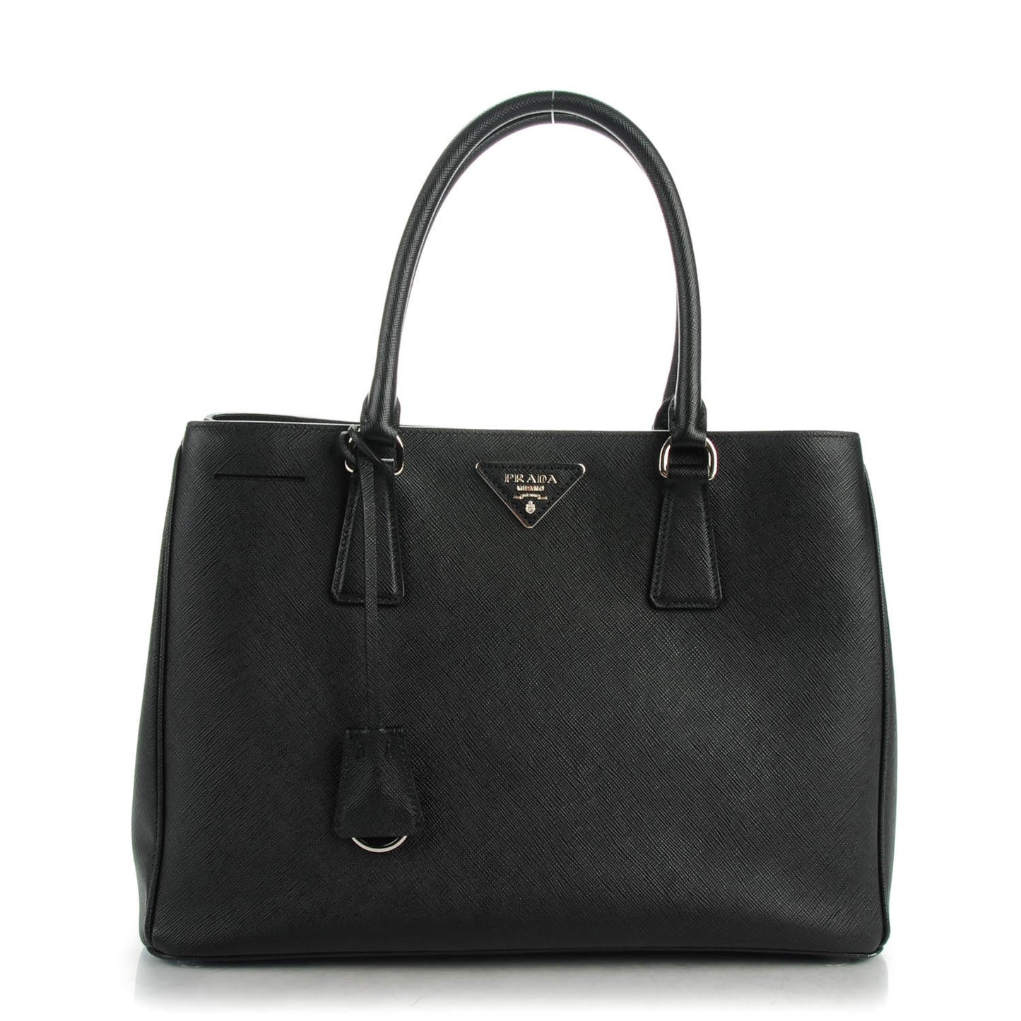 Saffiano Lux Medium Tote Nero Black