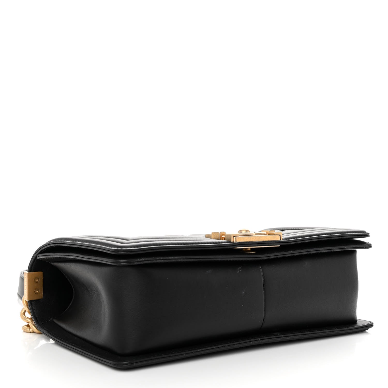 Chanel Lambskin Quilted Medium Boy Flap Black 3 of 9