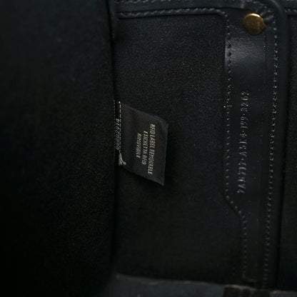 Fendi Glazed Fabric Vitello Century FF 1974 Stamp Patch Mini Peekaboo Defender Cover Mogano Panna Black 7 of 12