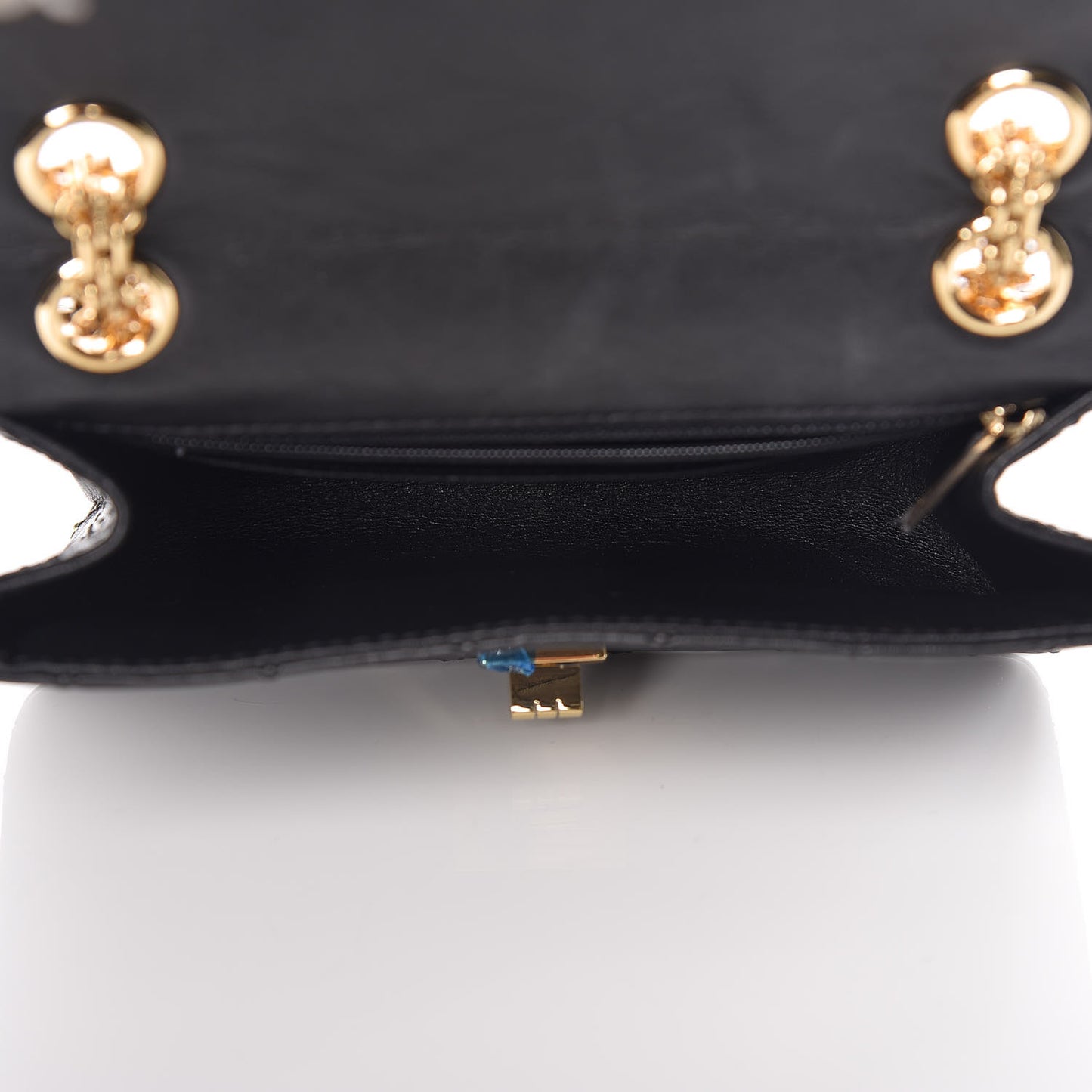 Aged Calfskin Quilted 2.55 Reissue Mini Flap Black