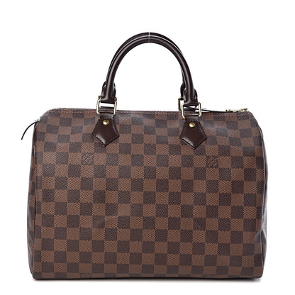 Louis Vuitton Damier Ebene Speedy 30 1 of 10