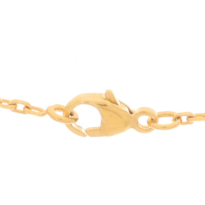 Hermes Lacquered Gold Mini Pop H Pendant Necklace Rose Dragee 5 of 7