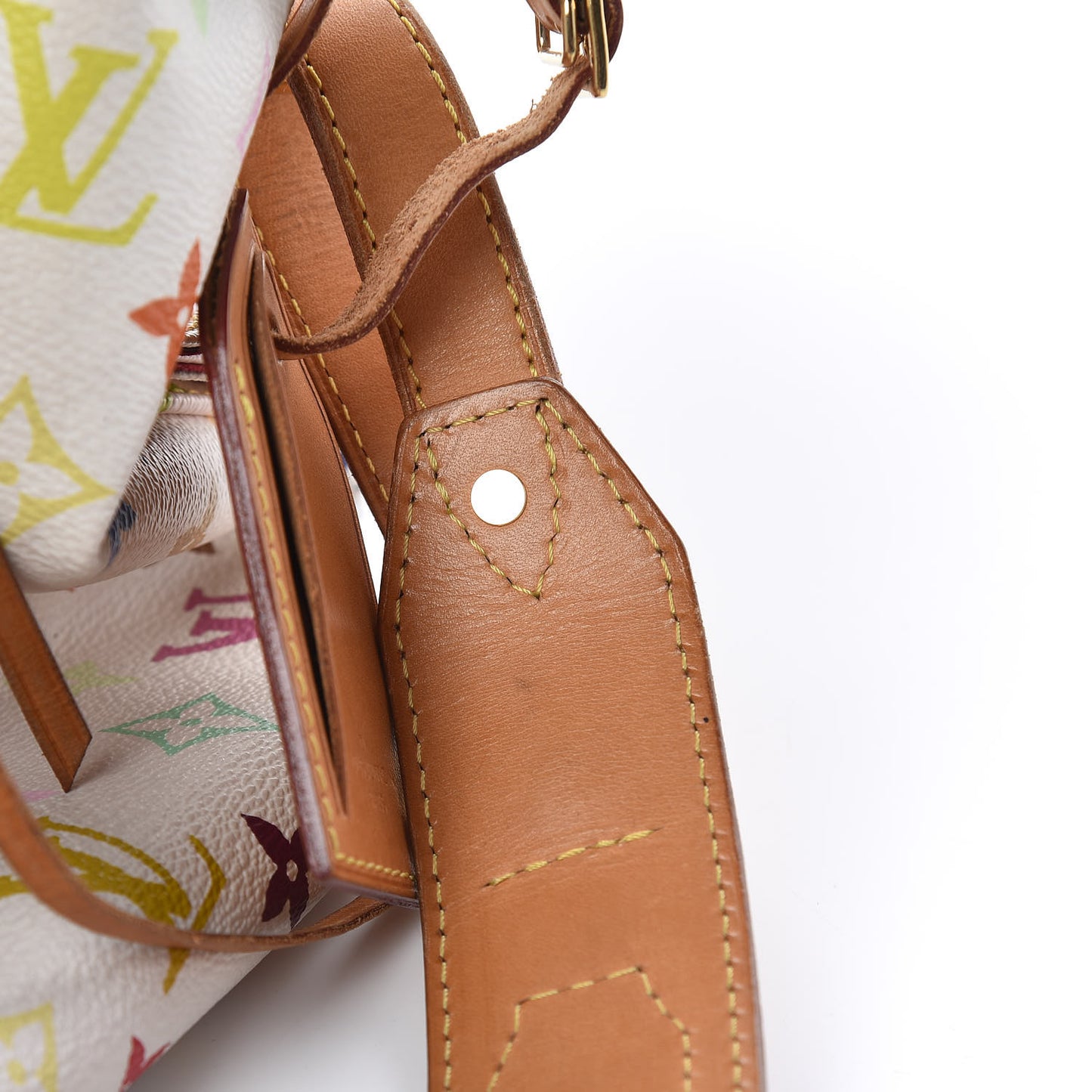 Monogram Multicolor Petit Noe White