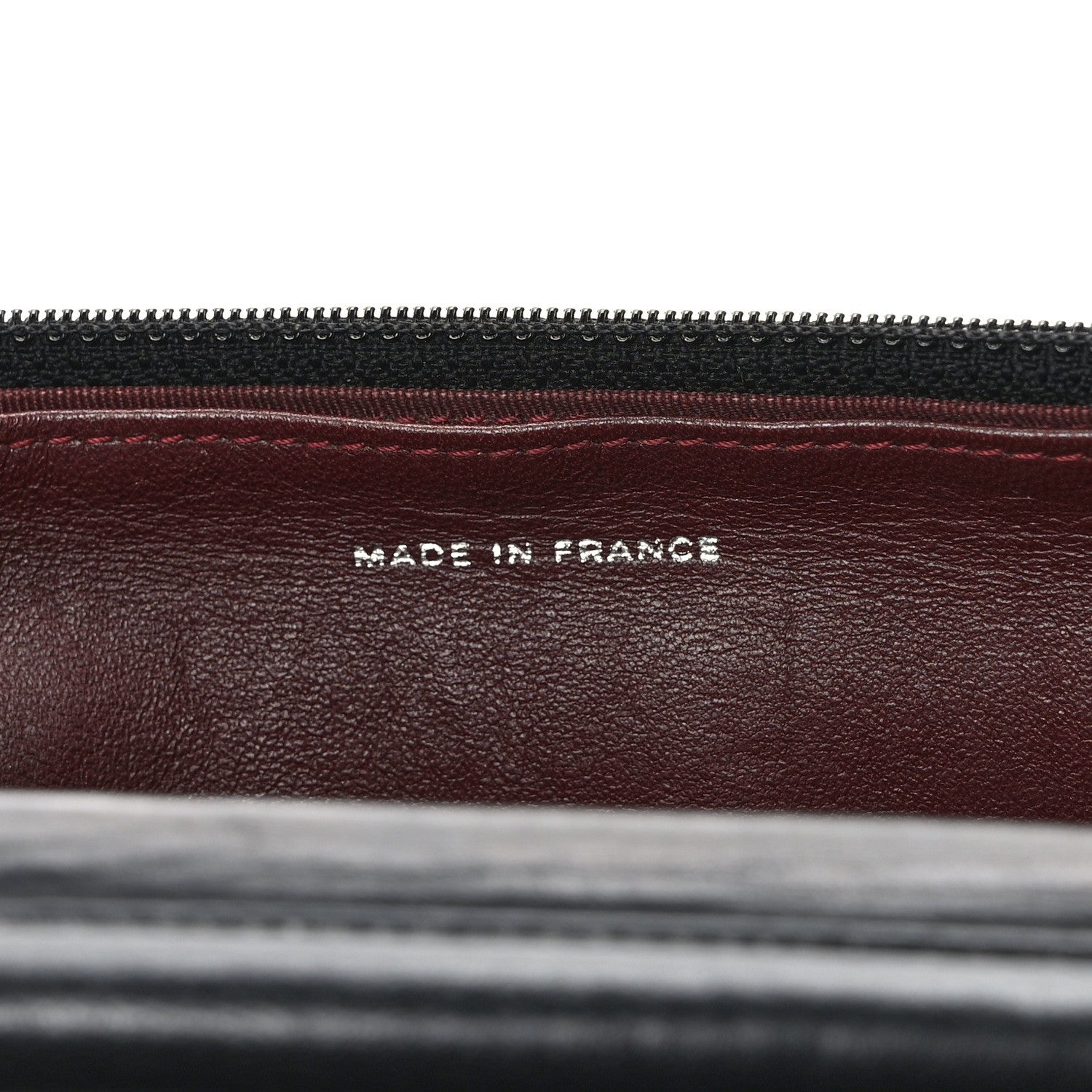 Chanel Lambskin Quilted Wallet On Chain WOC Black 7 of 14