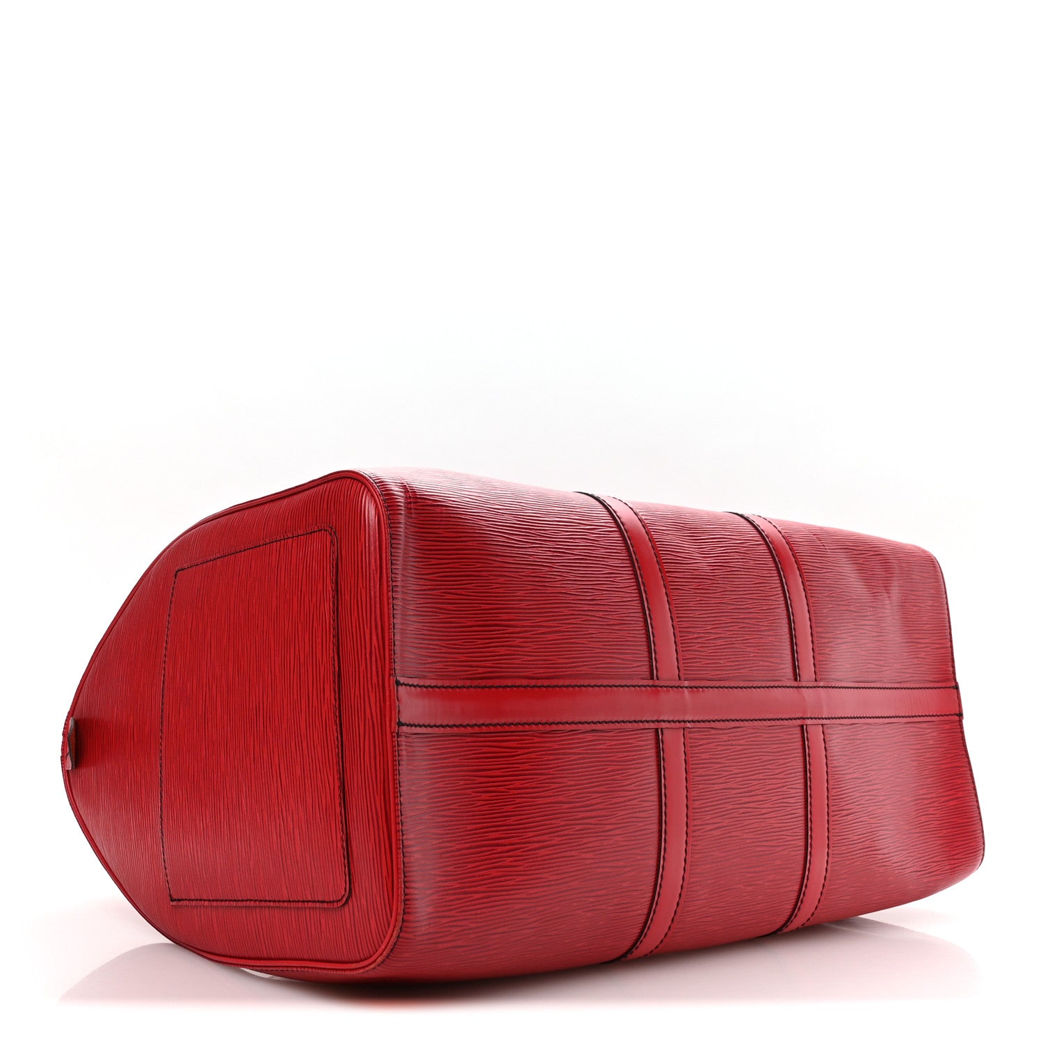 Louis Vuitton Epi Keepall 50 Castillan Red 3 of 9