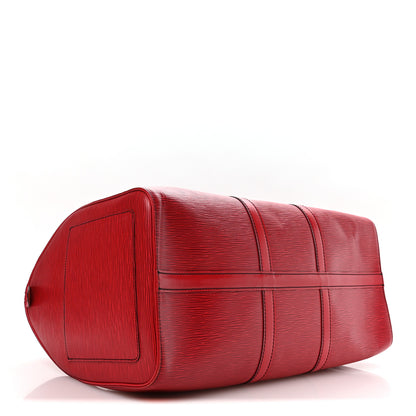 Louis Vuitton Epi Keepall 50 Castillan Red 3 of 9