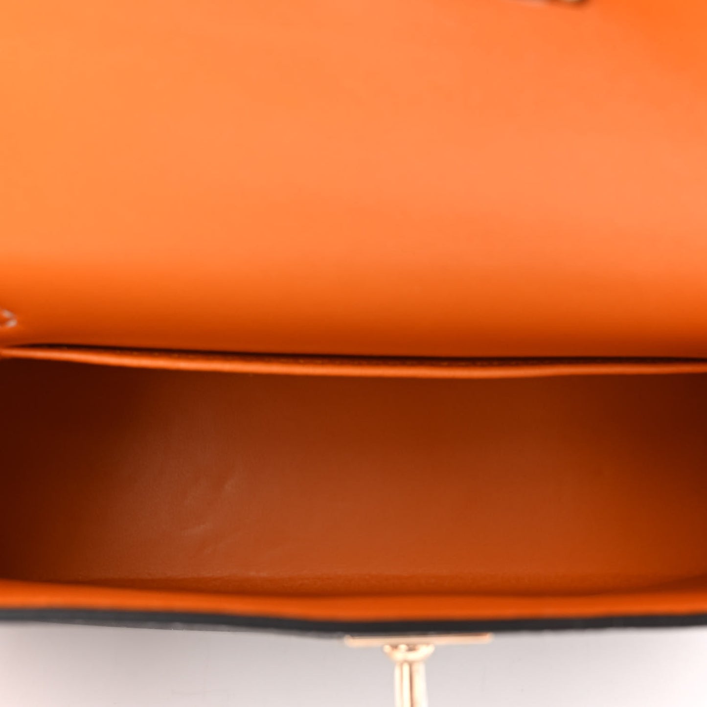 Epsom Horseshoe Mini Kelly Sellier 20 Graphite Orange