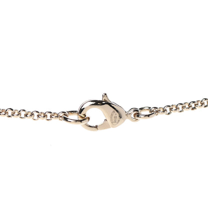 Chanel CC Heart Chain Pendant Necklace Gold 5 of 6