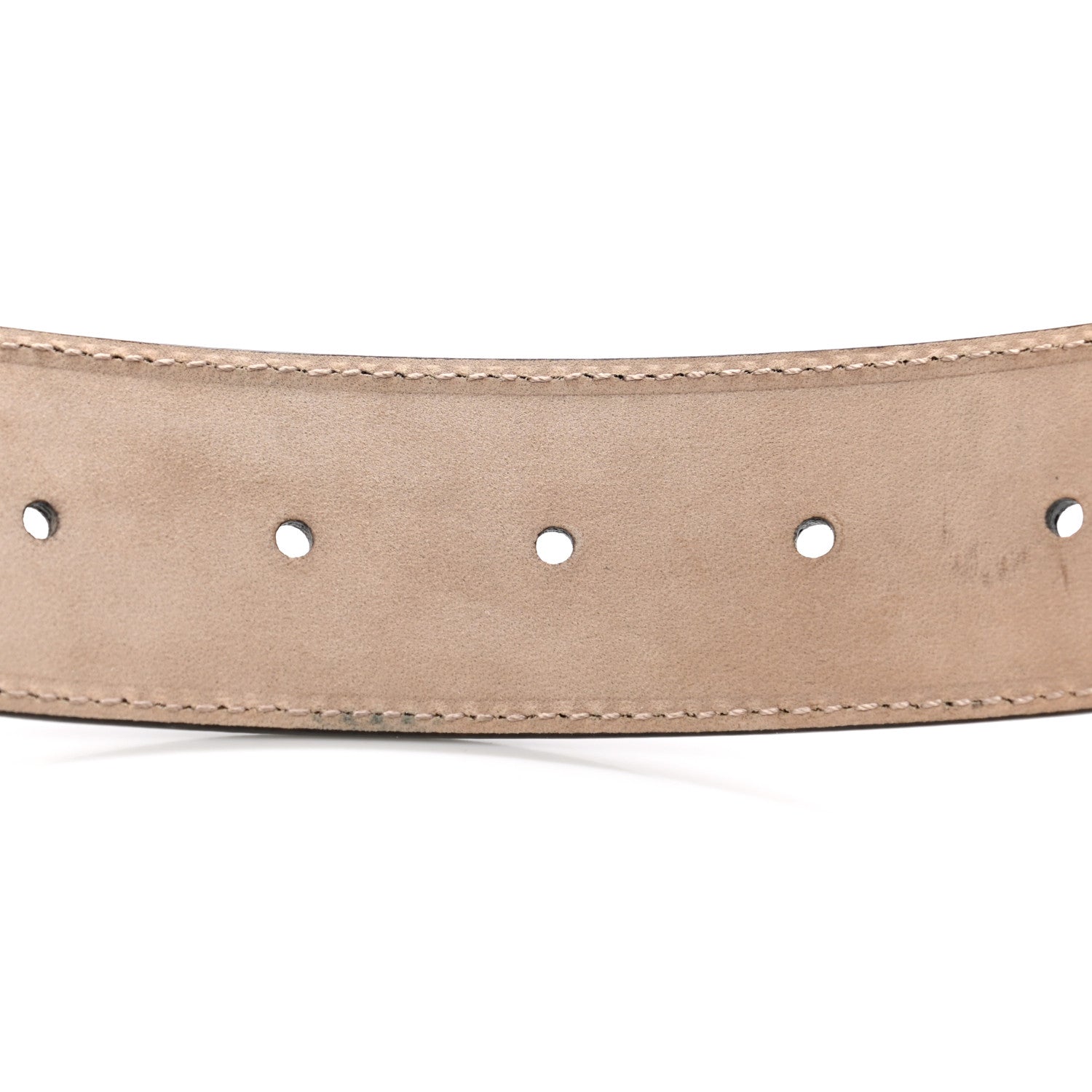 Gucci Calfskin Interlocking G 37mm Belt 75 30 Nut Brown 4 of 7