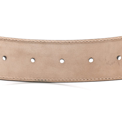Gucci Calfskin Interlocking G 37mm Belt 75 30 Nut Brown 4 of 7