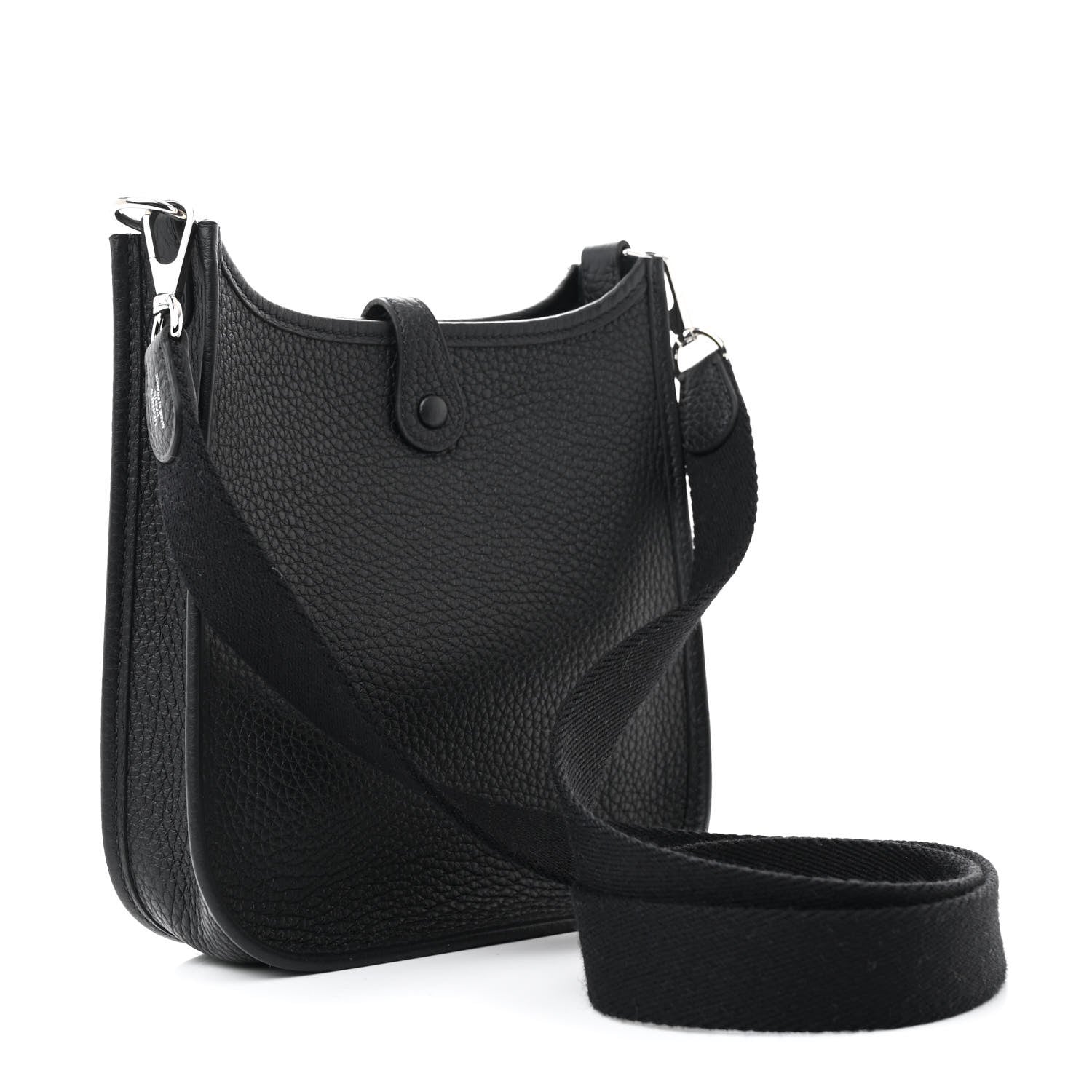 Hermes Taurillon Clemence Evelyne TPM Black 3 of 10