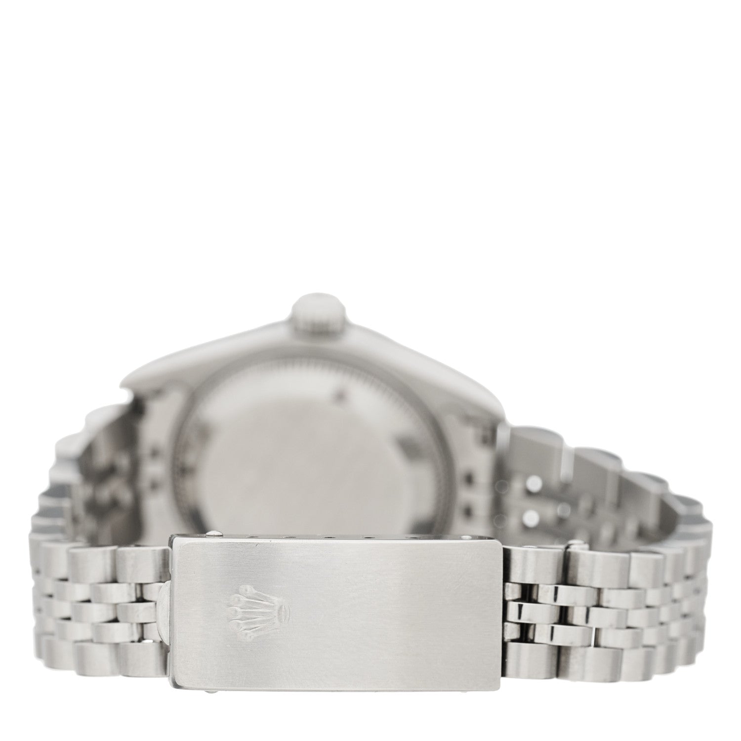 Rolex Stainless Steel 18K White Gold Diamond 26mm Oyster Perpetual Datejust Watch Black Jubilee 69174 3 of 4