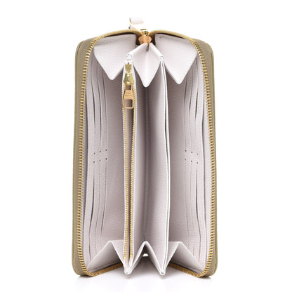 Louis Vuitton Empreinte Monogram Spring in the City Zippy Wallet Kaki Beige Cream 5 of 7