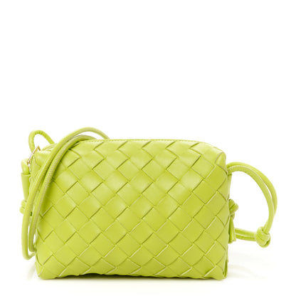Bottega Veneta Nappa Intrecciato Mini Loop Camera Bag Acid Kiwi 1 of 10