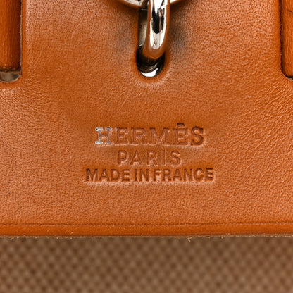 Hermes Toile Vache Calfskin Herbag 30 PM Backpack Natural 7 of 18