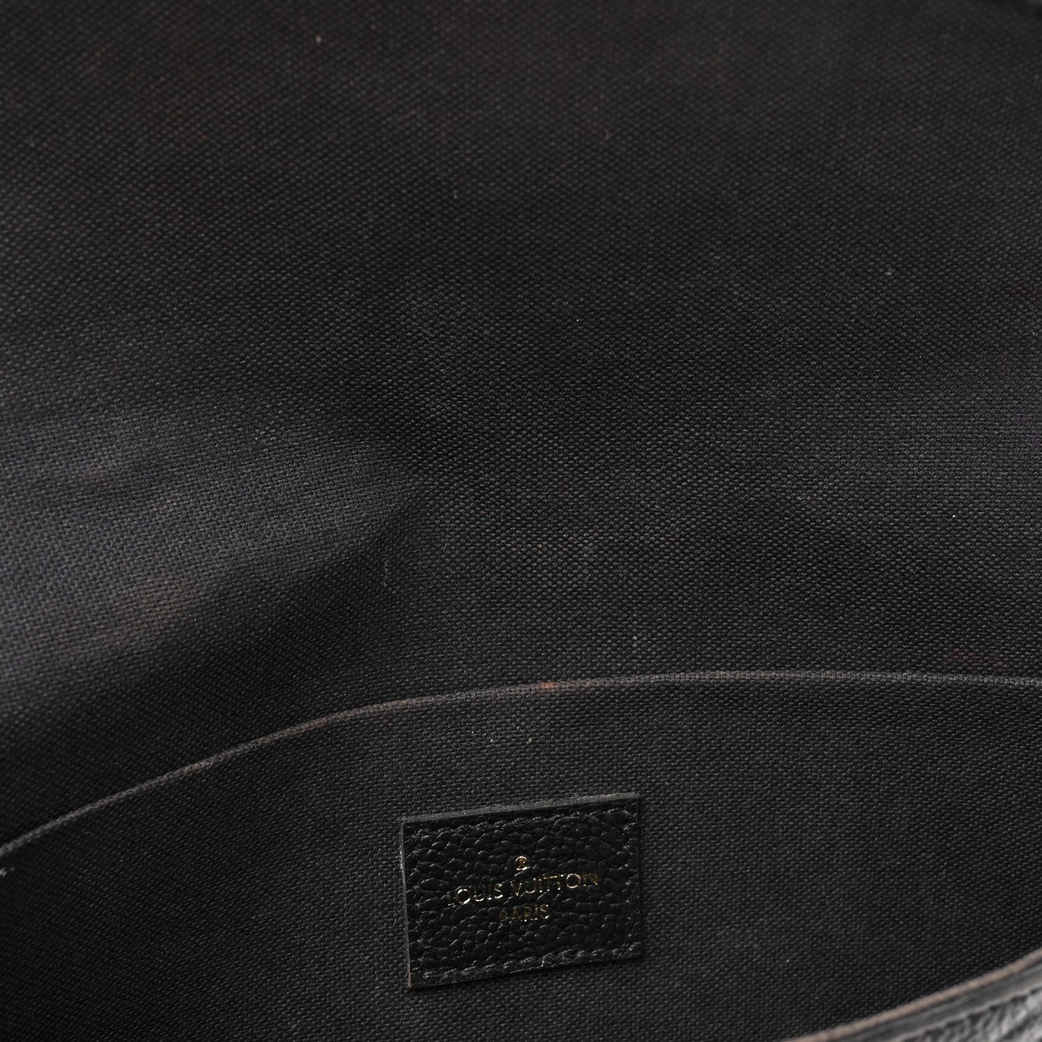 Louis Vuitton Empreinte Pochette Felicie Chain Wallet Black 7 of 11