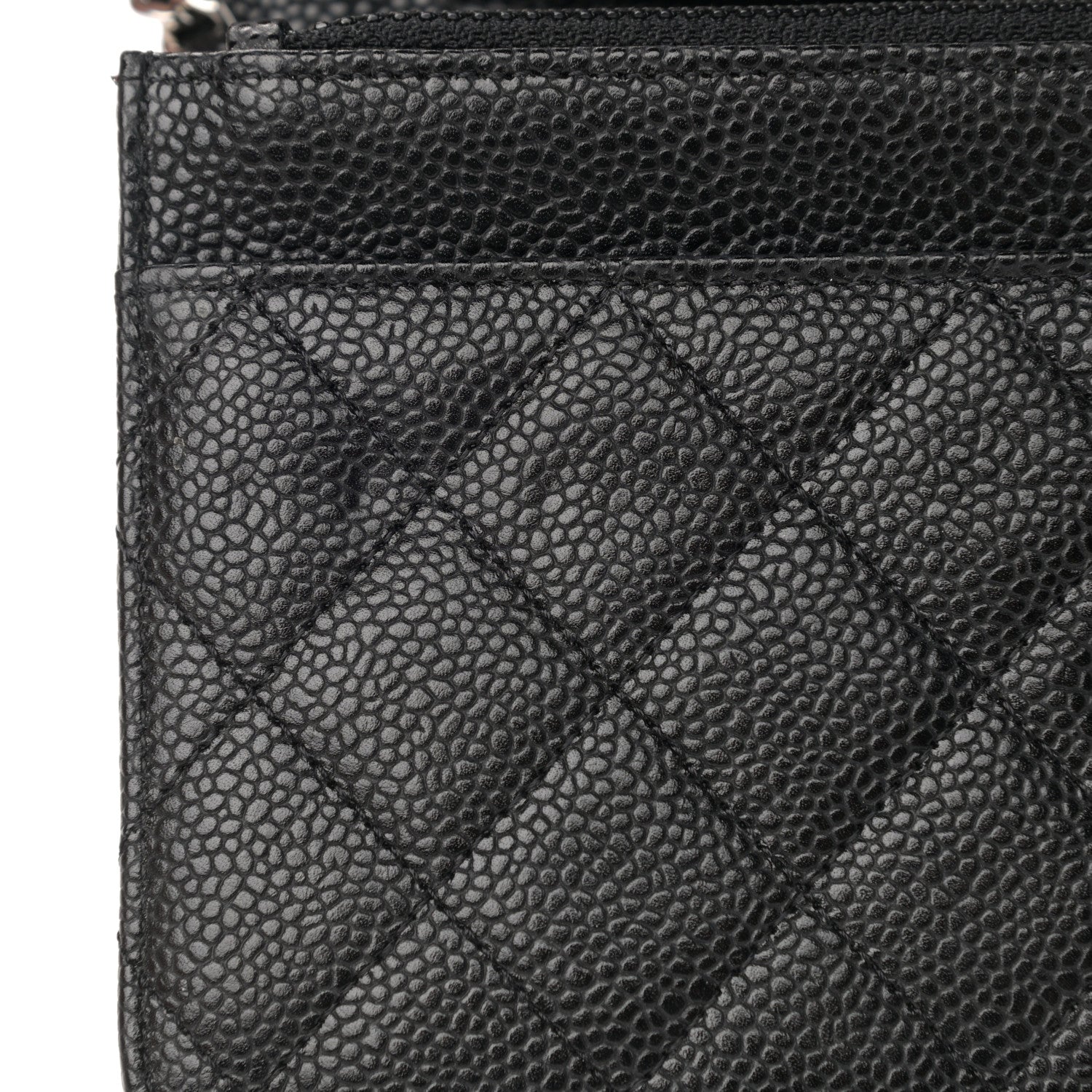 Chanel Caviar Quilted Wallet On Chain WOC Black 12 of 13