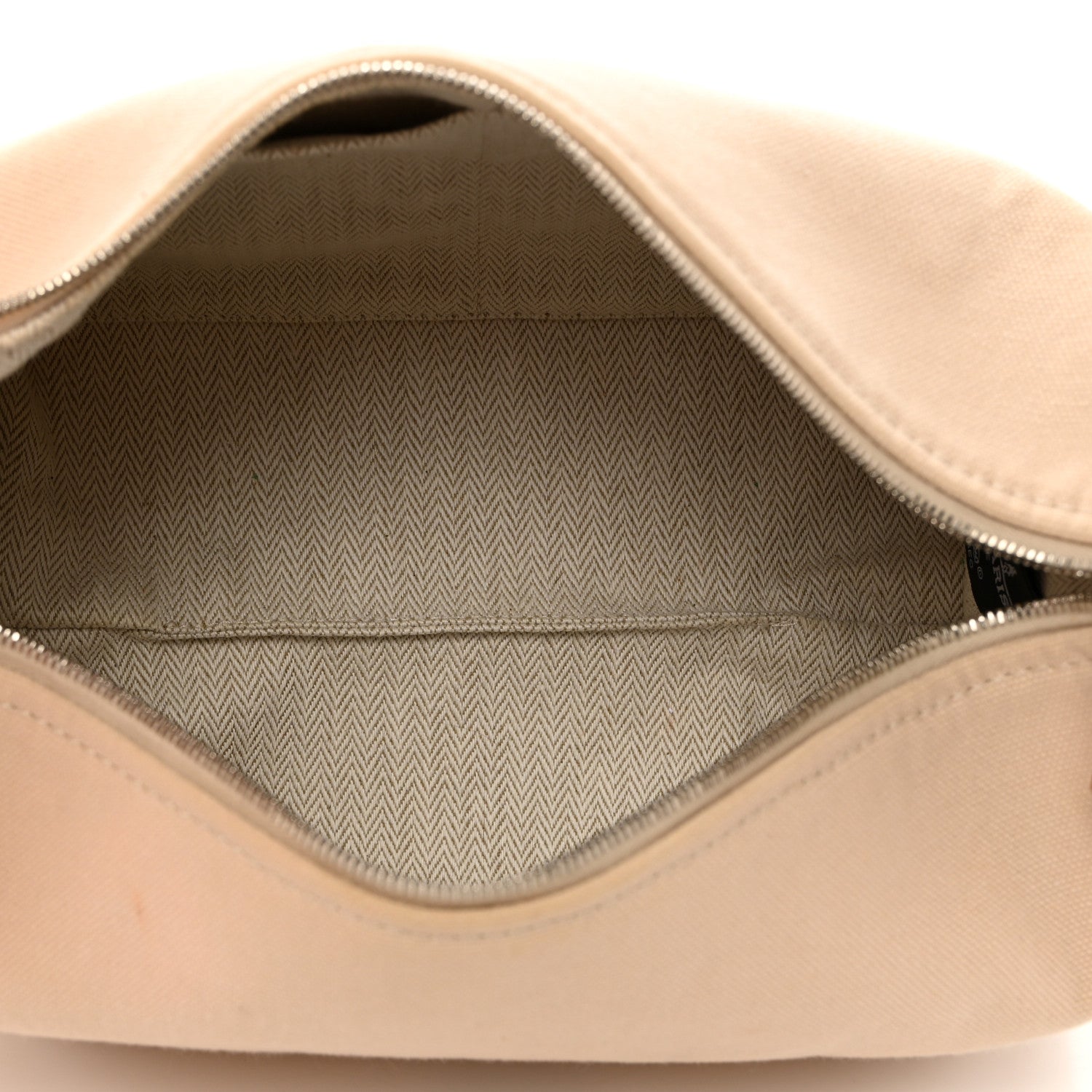 Hermes Canvas Small Bride-A-Brac Pouch Natural 5 of 8