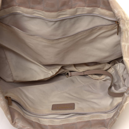 Chanel Nylon Medium Travel Tote Beige 4 of 11