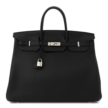 Hermes Togo Birkin 40 Black 1 of 12