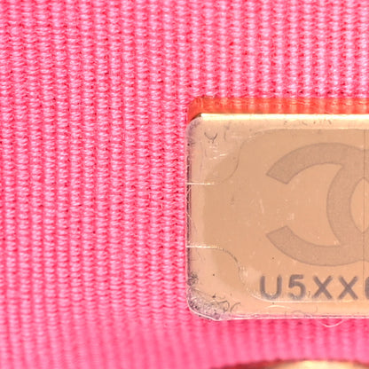 Chanel Caviar Quilted Chain Melody Waist Belt Bag Dark Pink 6 of 9