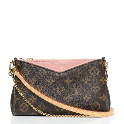 Louis Vuitton Monogram Pallas Clutch Rose Poudre 1 of 7