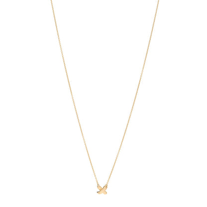 Tiffany 18K Yellow Gold Cross Stitch Pendant Necklace 1 of 5