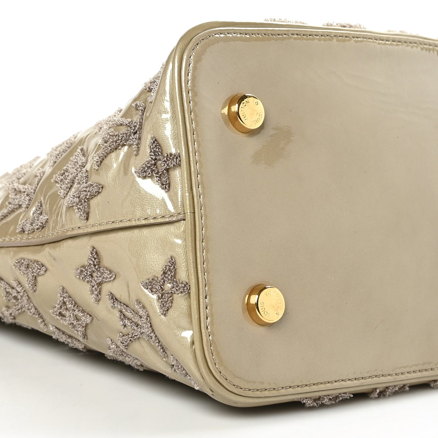 Patent Lambskin Fascination Lockit Gris