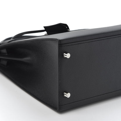 Hermes Epsom Kelly Sellier 32 Black 6 of 10