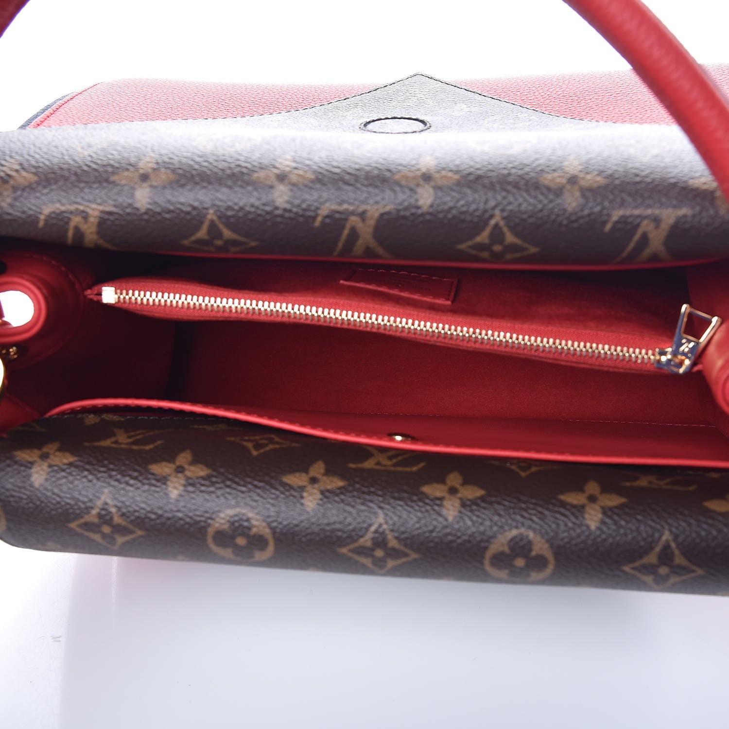 Louis Vuitton Calfskin Monogram Double V Rubis 6 of 9