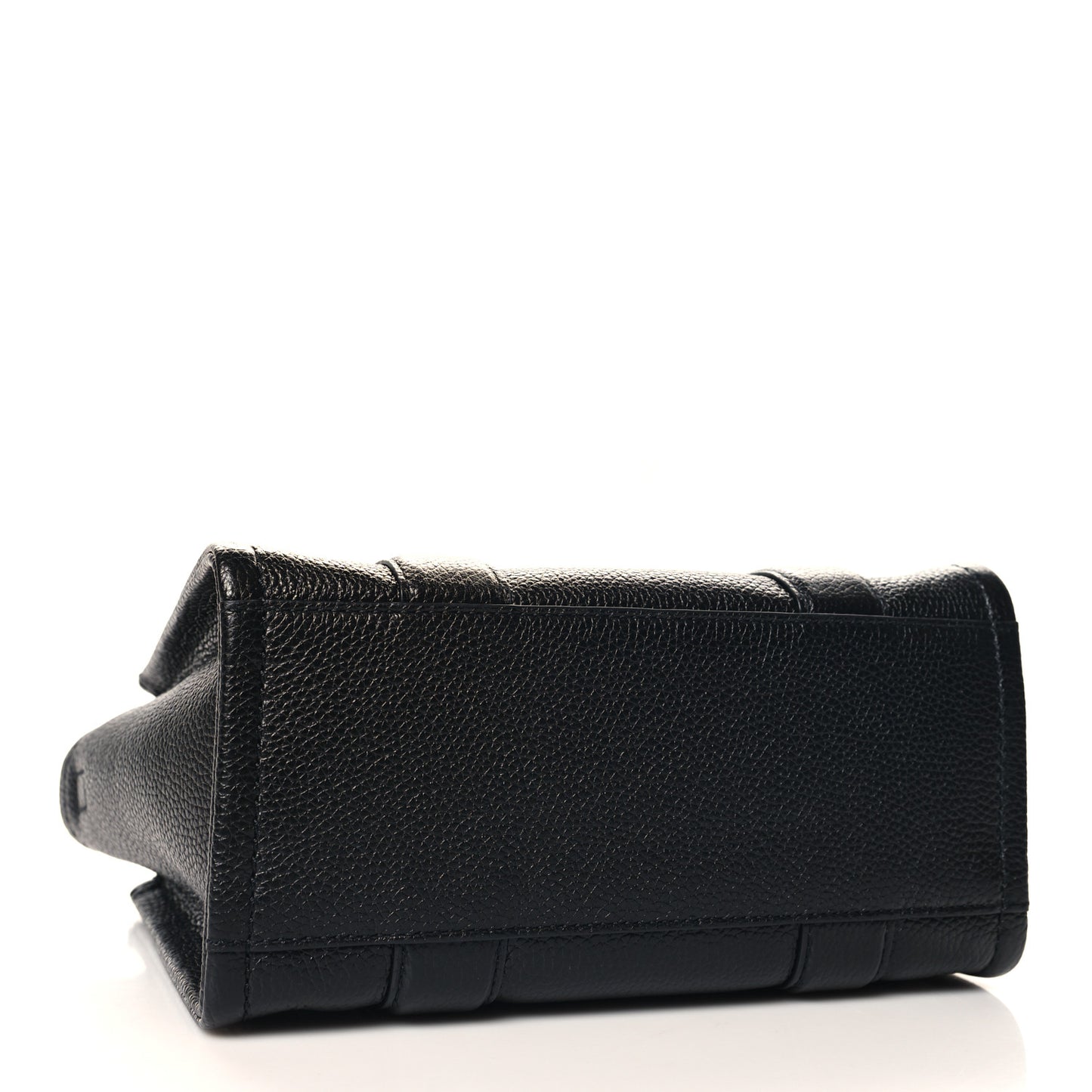 Grained Calfskin Small The Tote Bag Black