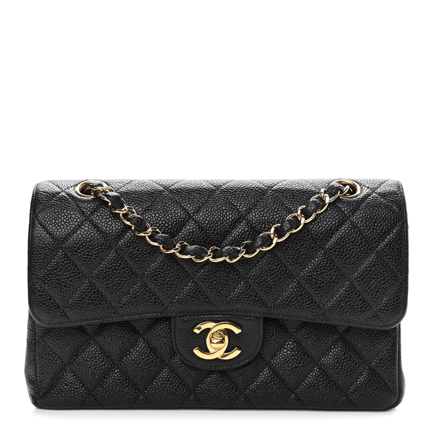 Chanel Caviar Quilted Small Double Flap Black 1 of 11