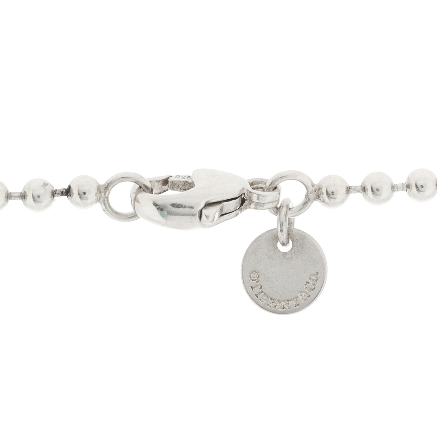 Sterling Silver 1837 Dog Tag Pendant Necklace