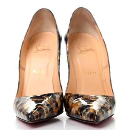 Christian Louboutin Patent Vernis Mouchete So Kate 120 Pumps 39.5 Black 2 of 10