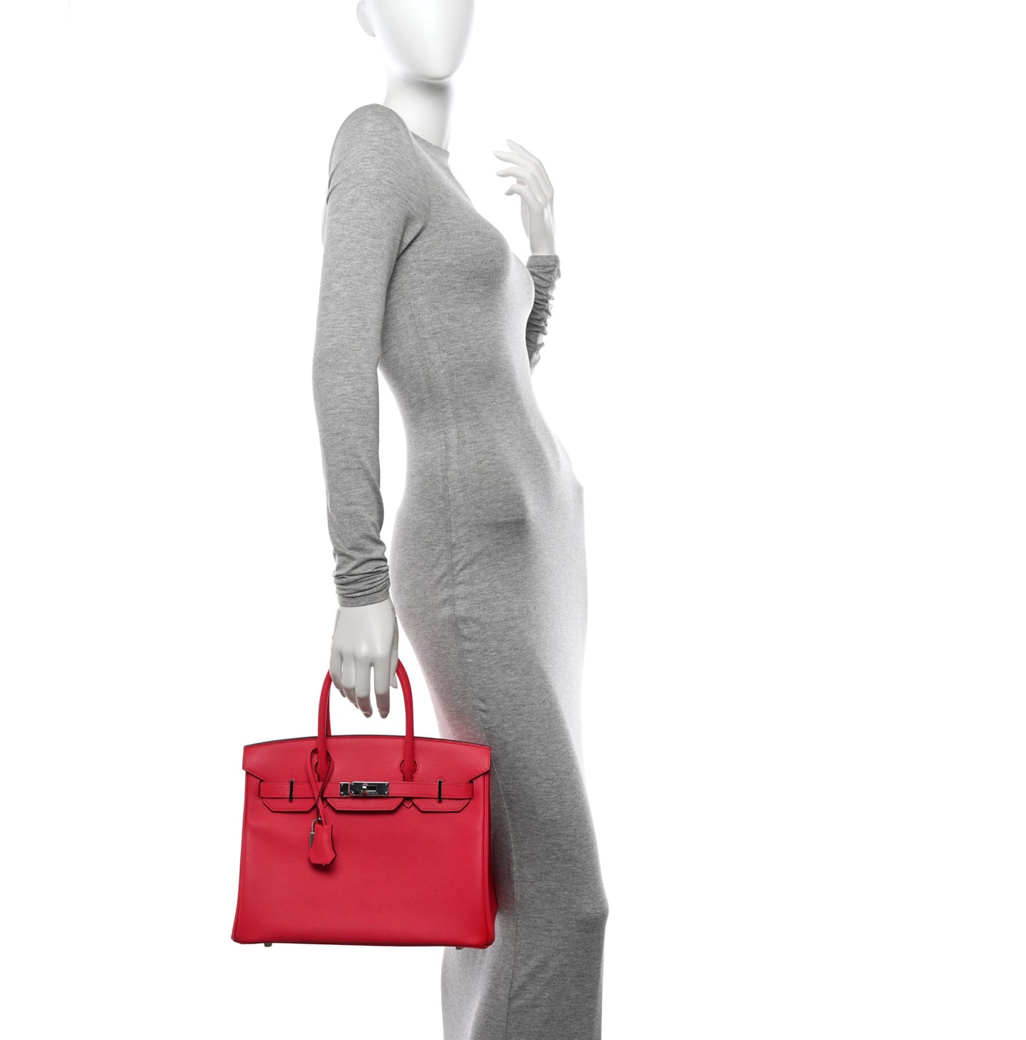 Epsom Birkin 30 Rose Extreme