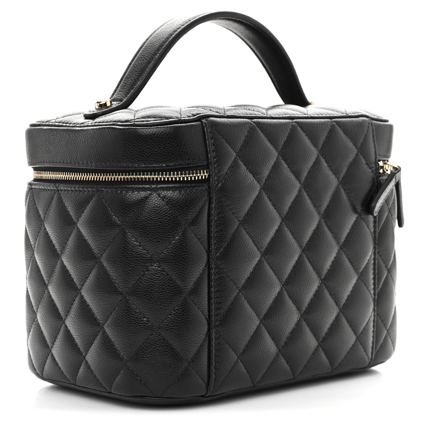 Chanel Caviar Quilted Large Vanity Pouch Black 3 of 11