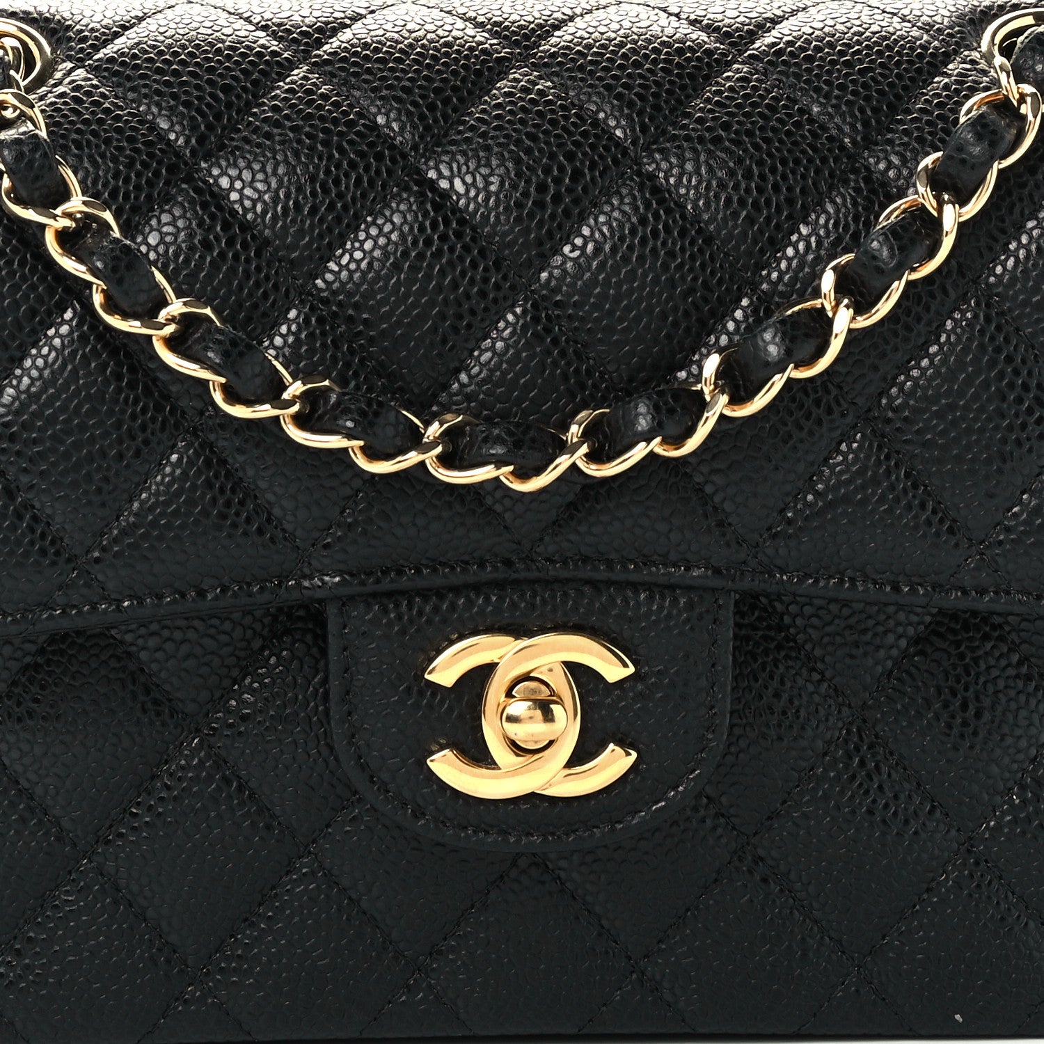 Chanel Caviar Quilted Small Double Flap Black 9 of 12
