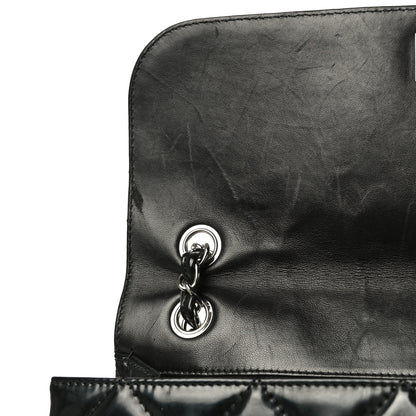 Chanel Vinyl Quilted In The Business Flap Bag Black 9 of 15