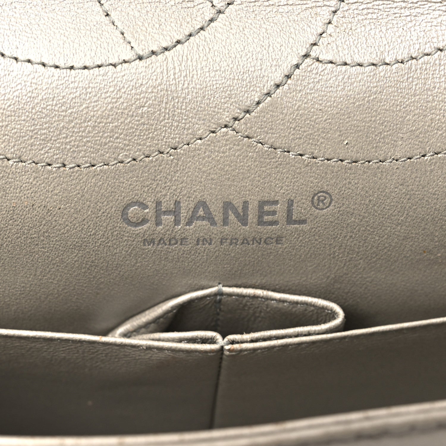 Chanel Metallic Aged Calfskin Quilted 2.55 Reissue 227 Flap Grey 6 of 10