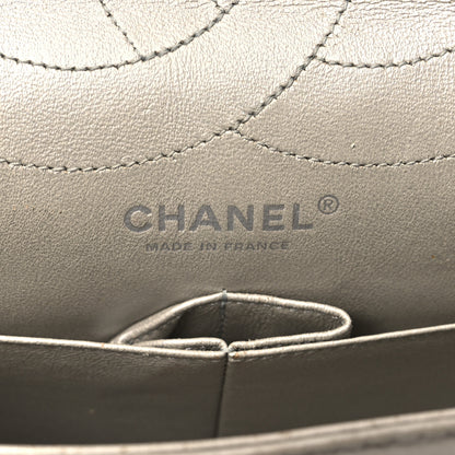 Chanel Metallic Aged Calfskin Quilted 2.55 Reissue 227 Flap Grey 6 of 10