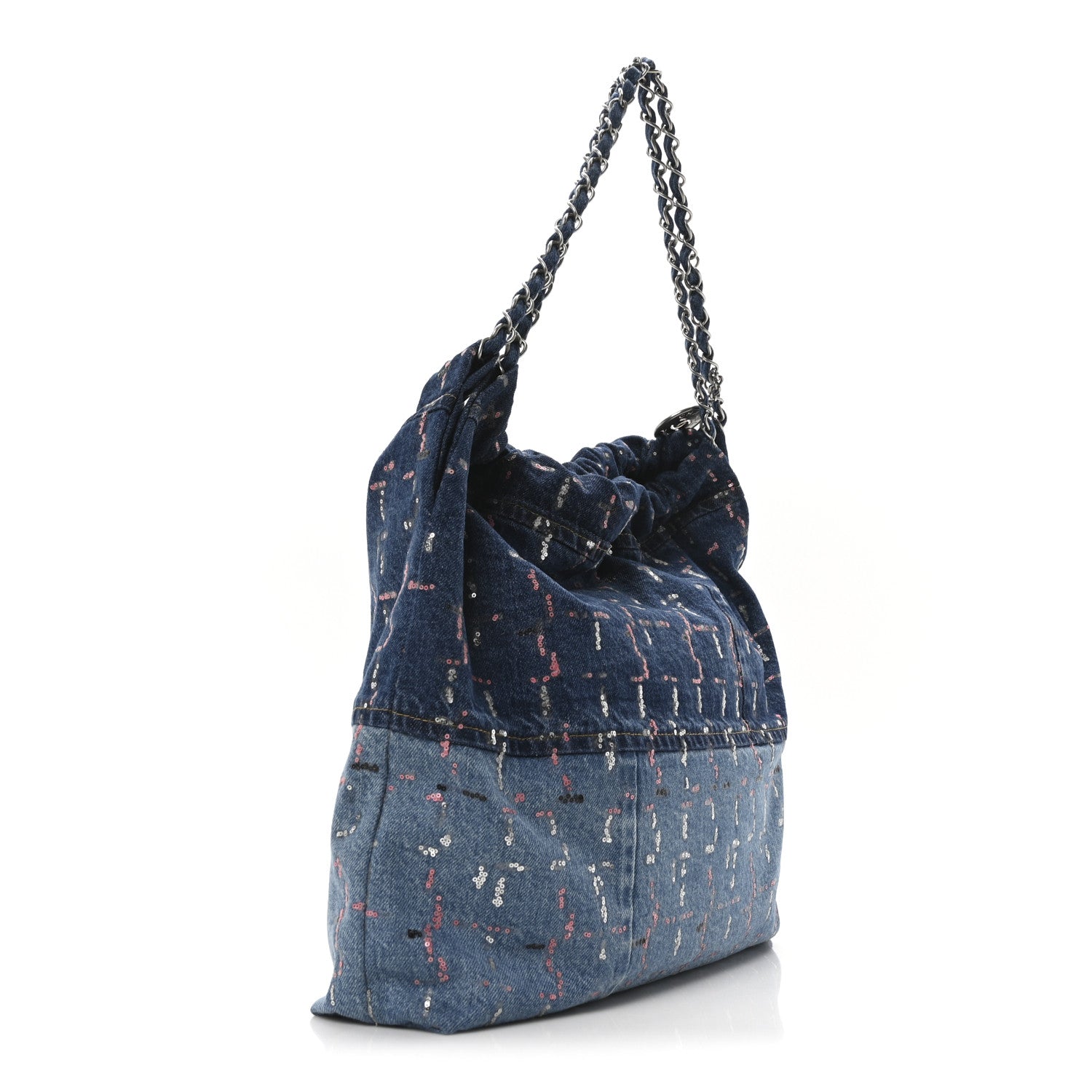 Chanel Denim Sequin Chanel 22 Blue 1722268 – FASHIONPHILE