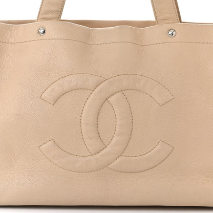 Chanel Caviar Executive Cerf Shopper Tote Beige 8 of 14