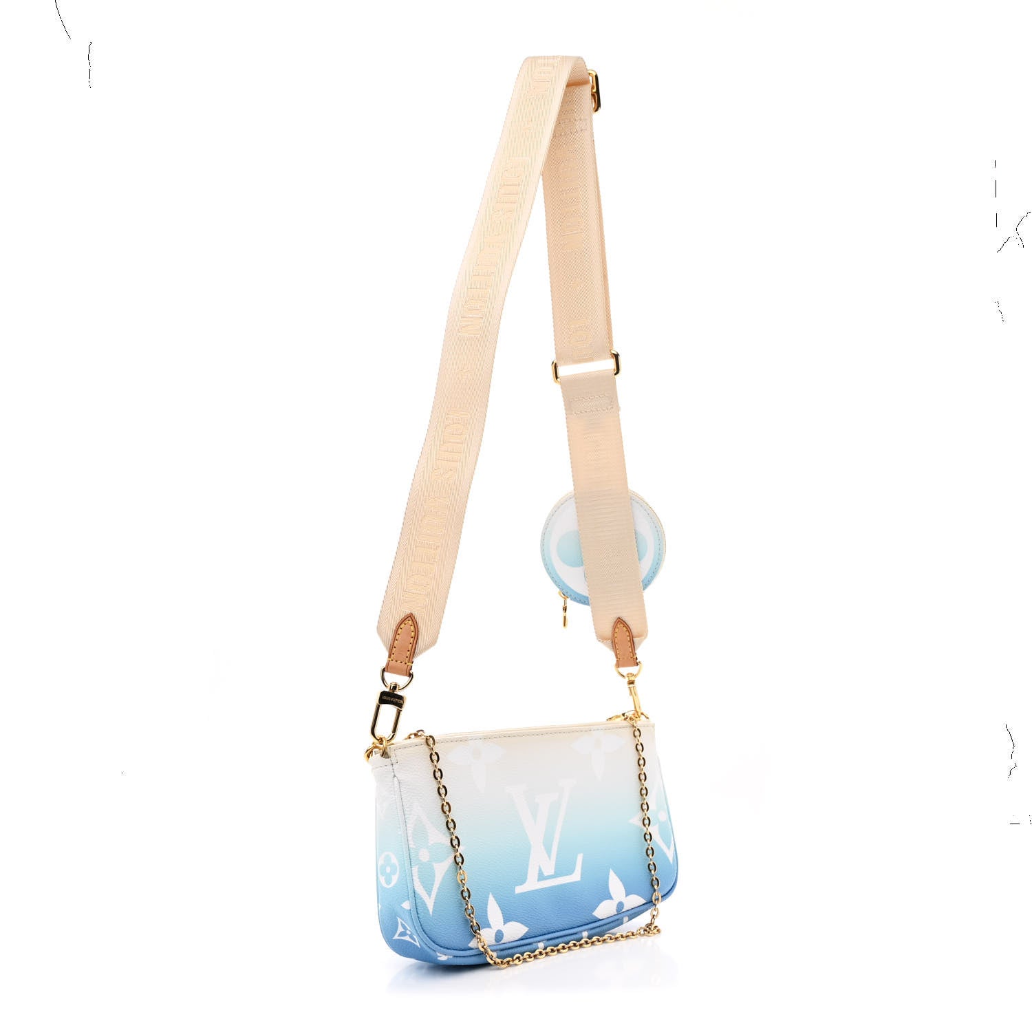 Louis Vuitton Monogram Giant By The Pool Multi Pochette Accessories Blue 3 of 12