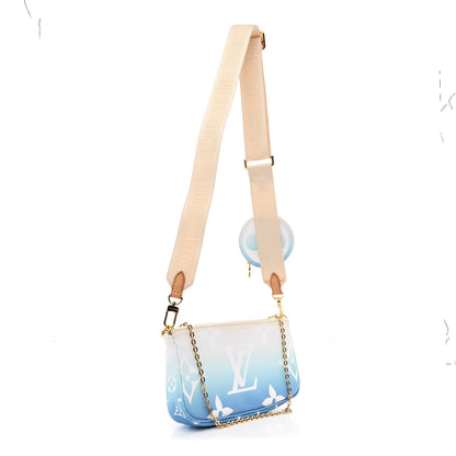 Louis Vuitton Monogram Giant By The Pool Multi Pochette Accessories Blue 3 of 12
