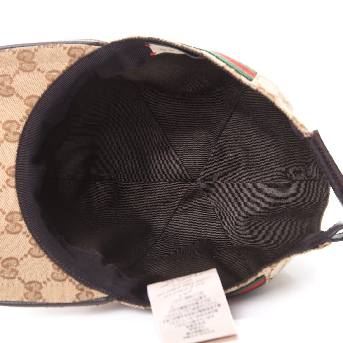 Monogram Web Baseball Hat L Beige Cocoa