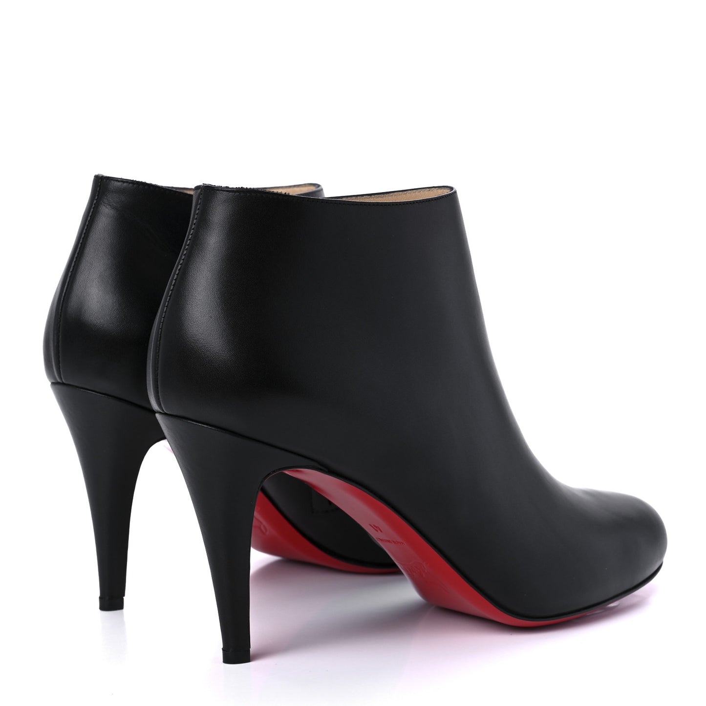 Calfskin Belle 85 Ankle Boots 41 Black