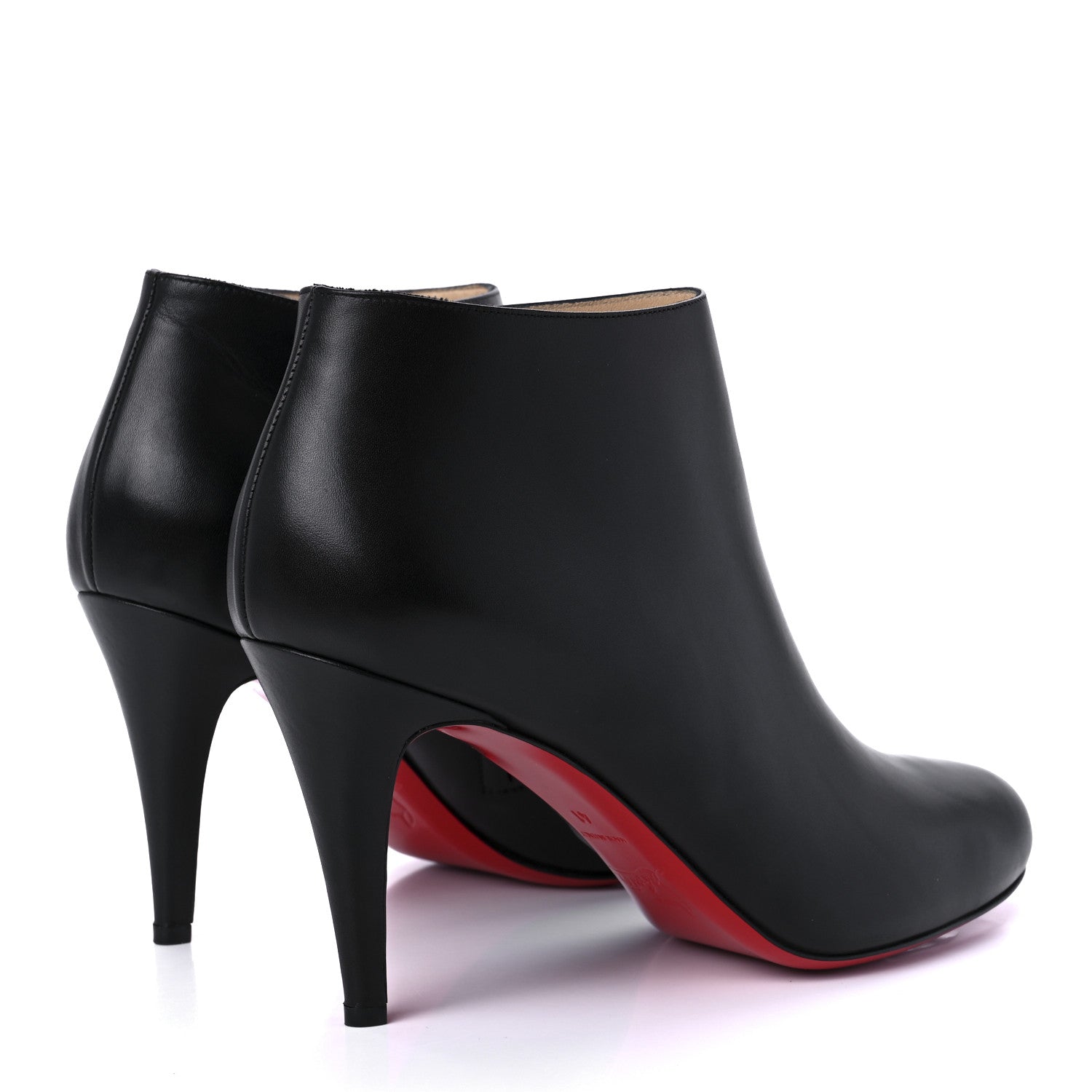 Christian Louboutin Calfskin Belle 85 Ankle Boots 41 Black 4 of 7